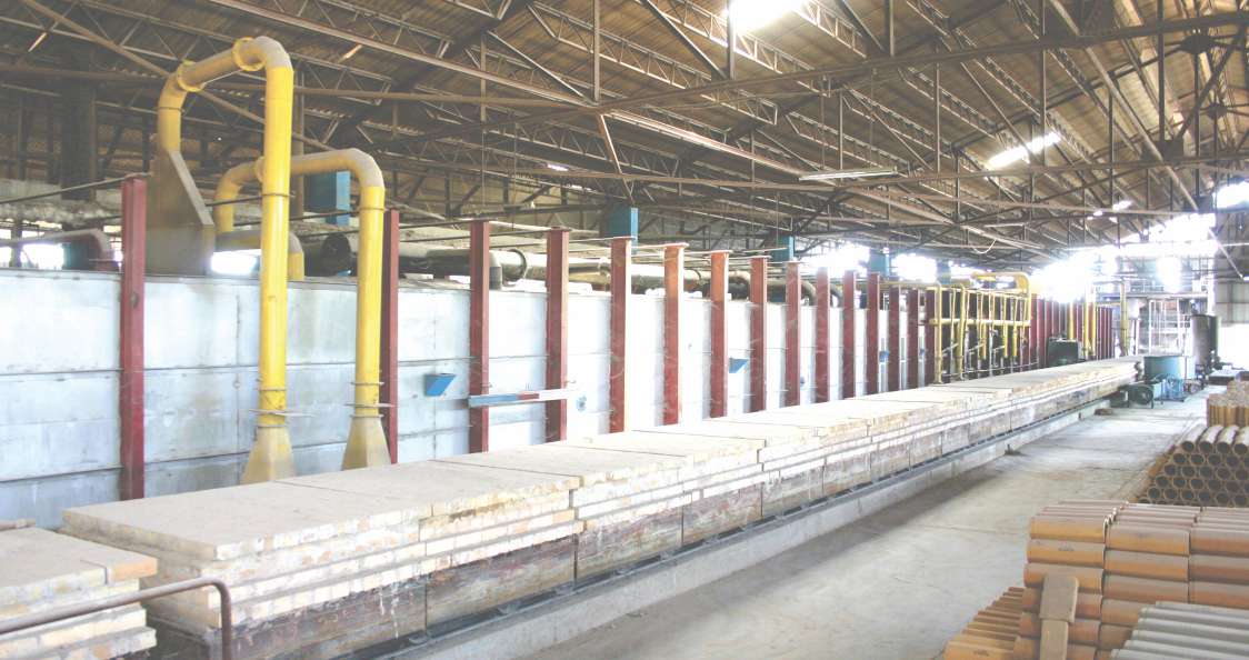 Wide view of Raasi Refractories manufacturing facility